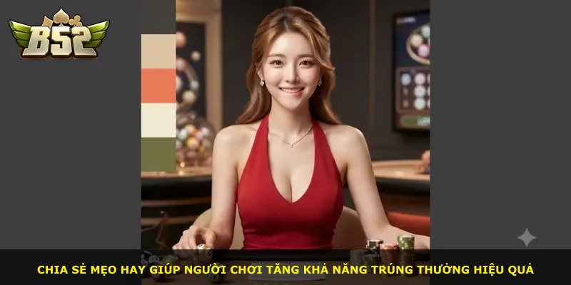Chia sẻ mẹo hay giúp người chơi tăng khả năng trúng thưởng hiệu quả