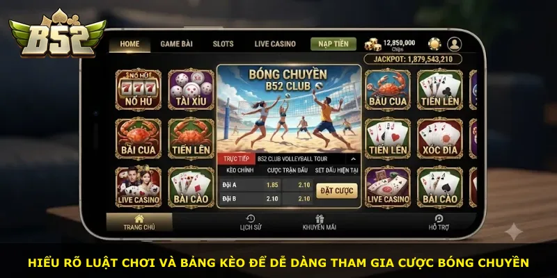 Hiểu rõ luật chơi và bảng kèo để dễ dàng tham gia cược bóng chuyền