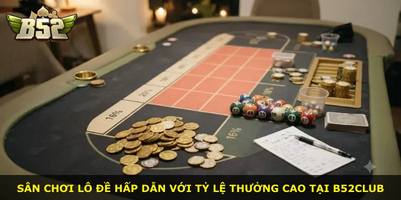 Sân chơi lô đề hấp dẫn với tỷ lệ thưởng cao tại B52Club